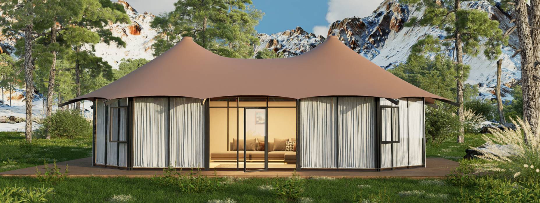 阿合奇县多边形帐篷定制